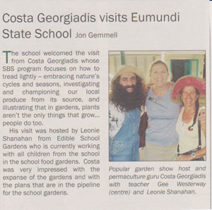 COSTA GEORGIADIS VISITS EUMUNDI STATE SCHOOL Jon Gemmell